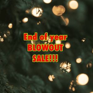End of year blowout sale!!! Stay tuned for listings on mostly boutique items!